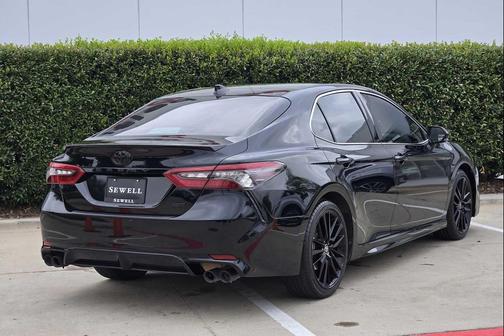 Midnight Black Metallic 2022 Toyota Camry XSE