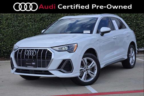 Glacier White Metallic 2022 Audi Q3 45 S line Premium