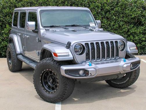 Billet Silver Metallic Clearcoat 2021 Jeep Wrangler Unlimited 4xe Sahara High Altitude