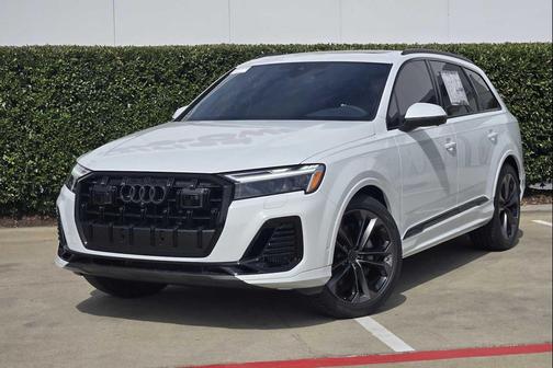 GLACIER WHITE 2026 Audi Q7 55 Premium Plus