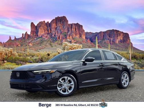 Black 2023 Honda Accord LX