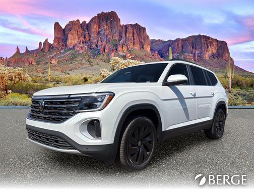 Opal White 2026 Volkswagen Atlas 2.0T SE W/TECHNOLOGY