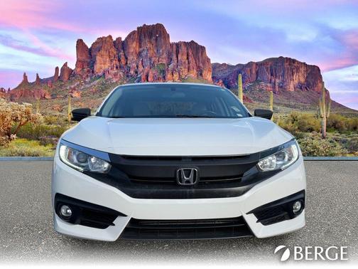 White Orchid Pearl 2018 Honda Civic EX-T