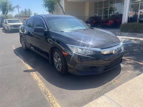 Crystal Black Pearl 2017 Honda Civic EX