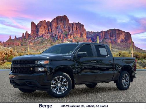 Black 2020 Chevrolet Silverado 1500 Custom