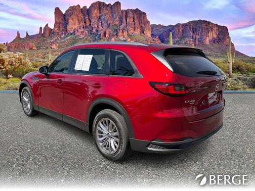 Soul Red Crystal Metallic 2024 Mazda CX-90 PHEV Preferred