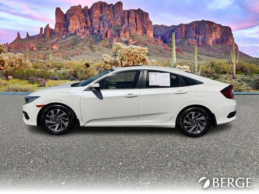 White 2016 Honda Civic EX