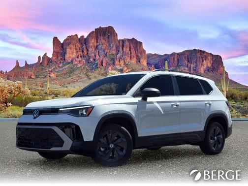 Pure White 2025 Volkswagen Taos 1.5T S