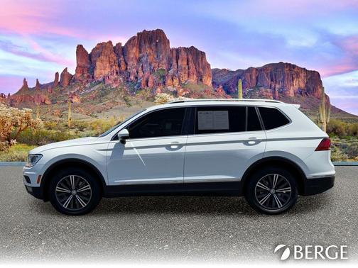 Pure White 2018 Volkswagen Tiguan 2.0T SEL