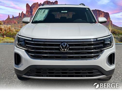 Opal White 2026 Volkswagen Atlas 2.0T SE W/TECHNOLOGY
