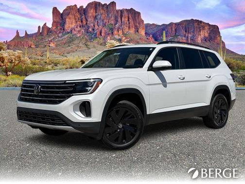 Opal White 2026 Volkswagen Atlas 2.0T SE W/TECHNOLOGY