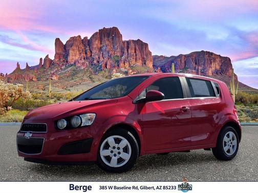 Red 2014 Chevrolet Sonic LS
