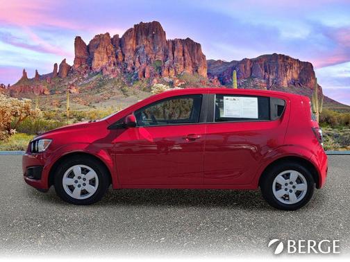 Red 2014 Chevrolet Sonic LS