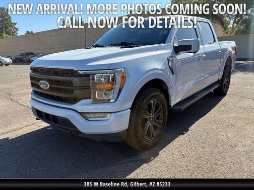 White Metallic 2022 Ford F-150 Lariat