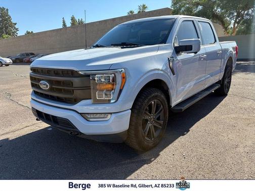 White Metallic 2022 Ford F-150 Lariat