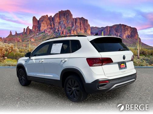 Pure White 2024 Volkswagen Taos 1.5T S