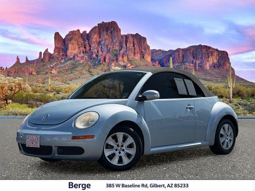 Blue 2010 Volkswagen New Beetle