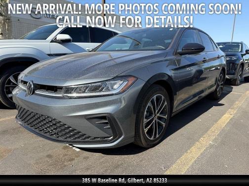 Platinum Gray Metallic 2025 Volkswagen Jetta 1.5T Sport