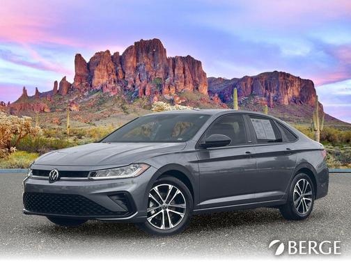 Platinum Gray Metallic 2025 Volkswagen Jetta 1.5T Sport