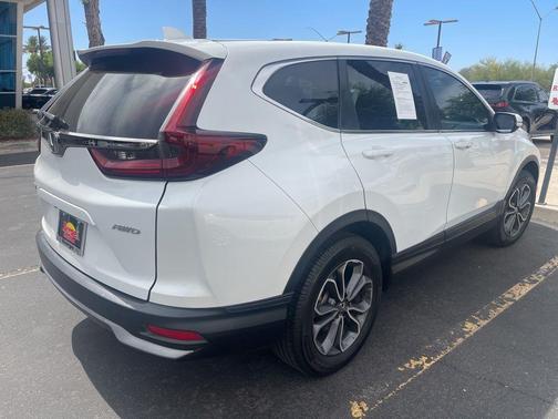 Platinum White Pearl 2022 Honda CR-V EX
