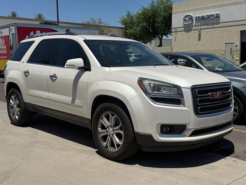 White Diamond Clearcoat 2015 GMC Acadia SLT-1