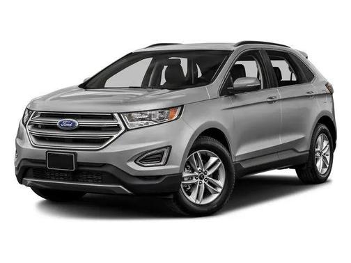 White Gold 2018 Ford Edge SEL
