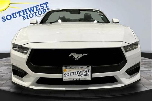 White 2025 Ford Mustang EcoBoost Premium