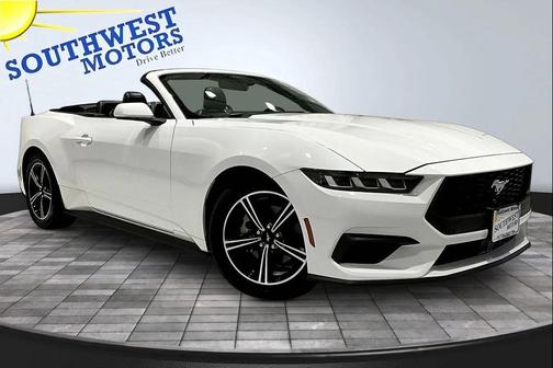 White 2025 Ford Mustang EcoBoost Premium
