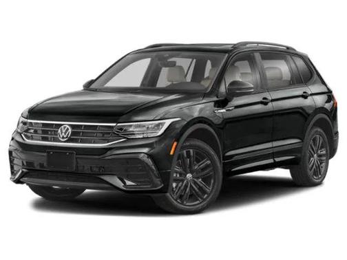 Platinum Gray Metallic 2024 Volkswagen Tiguan 2.0T SE R-Line Black