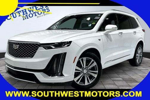 Crystal White Tri-Coat 2021 Cadillac XT6 Premium Luxury AWD