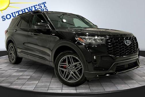 Black 2025 Ford Explorer ST-Line