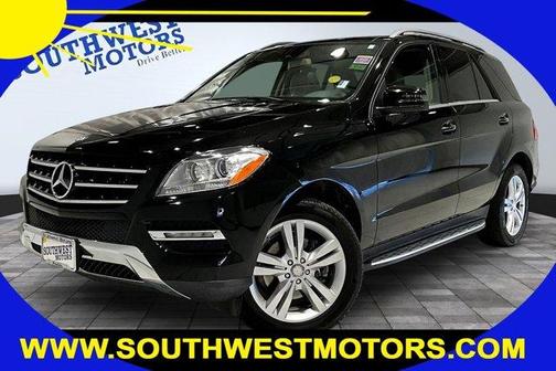Black 2012 Mercedes-Benz M-Class ML 350 4MATIC