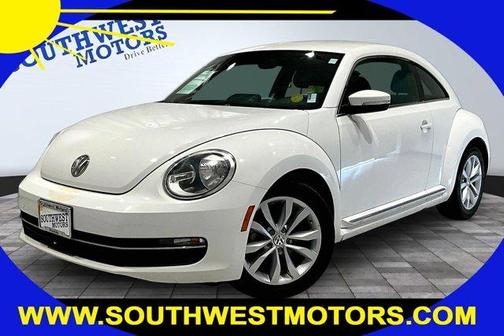 White 2014 Volkswagen Beetle 2.0L TDI