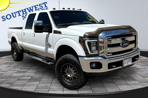 White 2016 Ford F-350 Lariat Super Duty