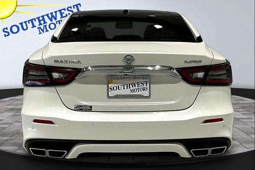 White 2019 Nissan Maxima 3.5 Platinum