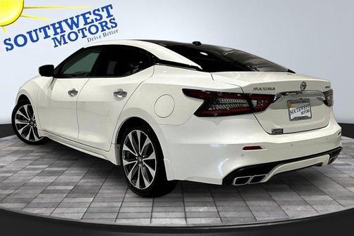 White 2019 Nissan Maxima 3.5 Platinum
