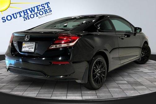 Black 2015 Honda Civic LX