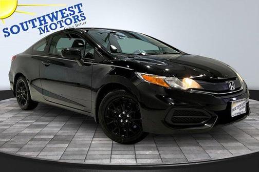 Black 2015 Honda Civic LX