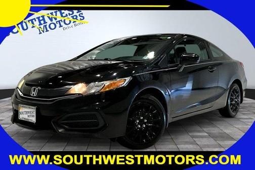 Black 2015 Honda Civic LX