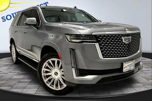 Satin Steel Metallic 2021 Cadillac Escalade Premium Luxury