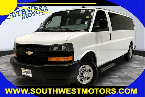 Summit White 2023 Chevrolet Express 3500 LS