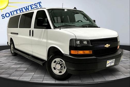 Summit White 2023 Chevrolet Express 3500 LS