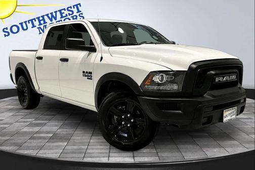 Bright White Clearcoat 2024 RAM 1500 Classic Warlock Crew Cab 4x4 5'7' Box