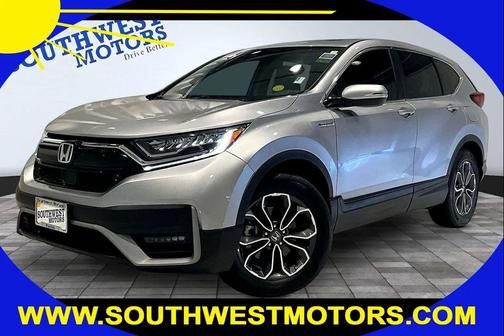 Gray 2021 Honda CR-V Hybrid EX-L