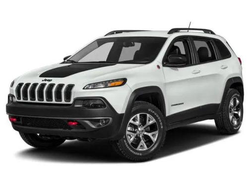 Deep Cherry Red Crystal Pearlcoat 2015 Jeep Cherokee Trailhawk