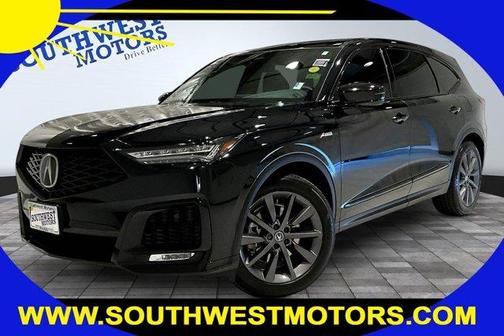 Black 2025 Acura MDX A-Spec