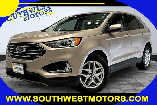 Gold 2021 Ford Edge SEL