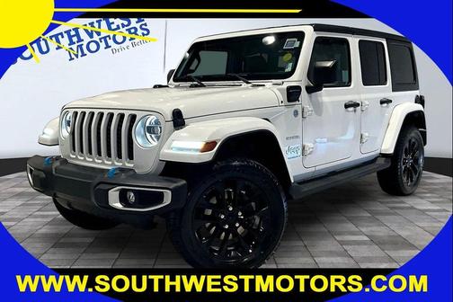 Bright White Clearcoat 2023 Jeep Wrangler 4xe Sahara