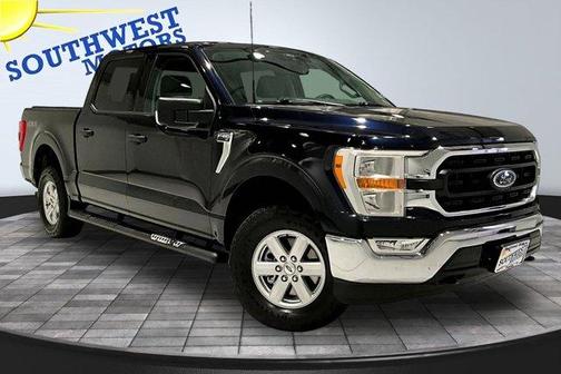 Blue 2021 Ford F-150 XLT