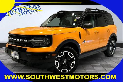 Cyber Orange Metallic Tricoat 2023 Ford Bronco Sport Outer Banks